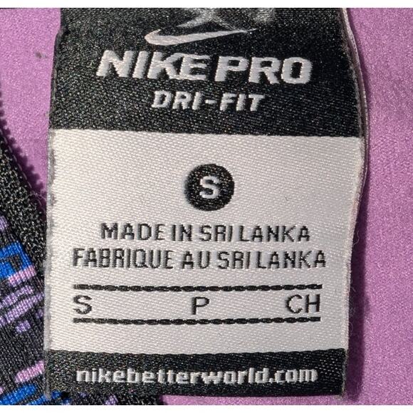 Nike Pro Hyperwarm Static Sweatshirt Size Small Half Zip Multicolor - Picture 4 of 5